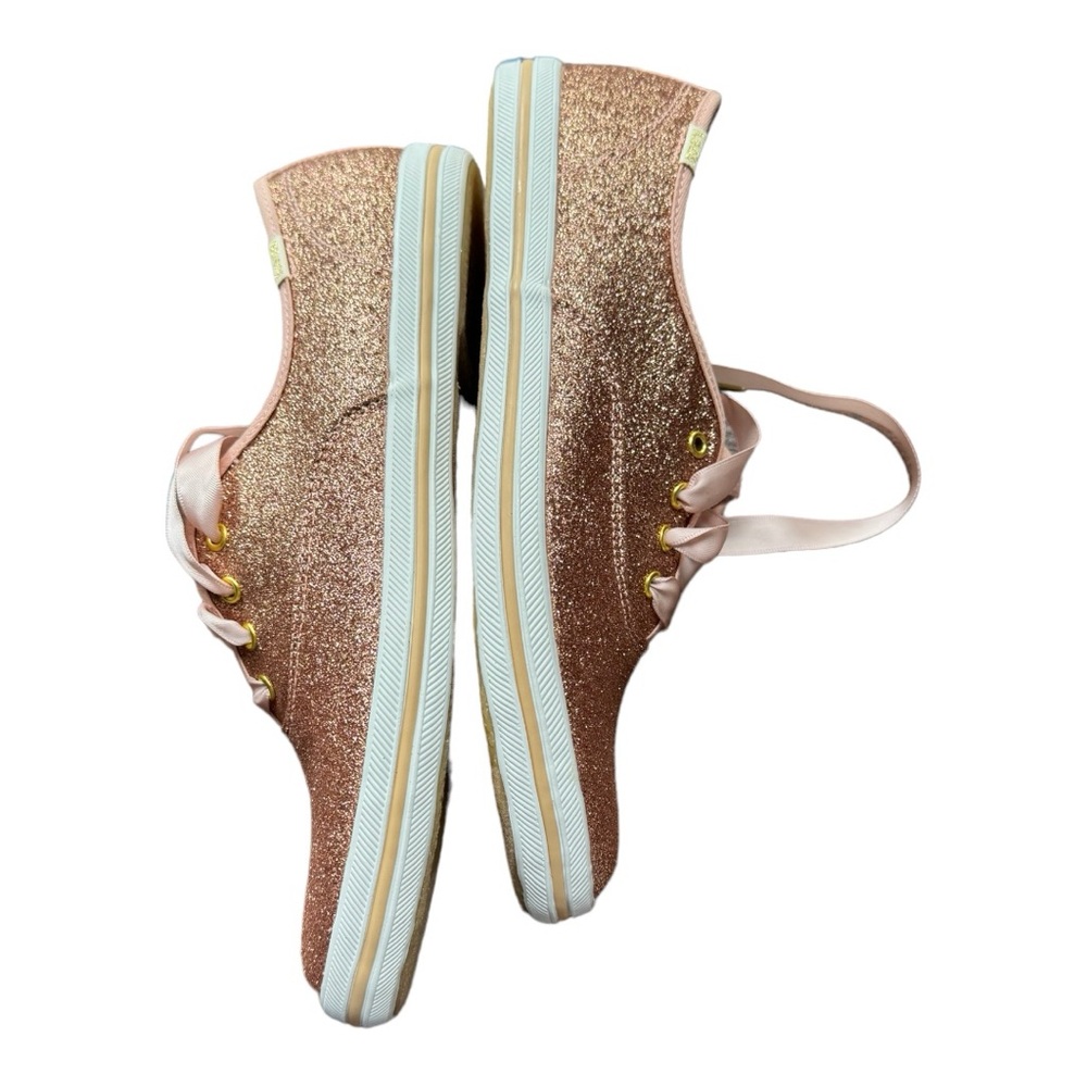 Keds Kids X Kate Spade New York Champion Glitter Youth Sneakers . - Picture 5 of 9